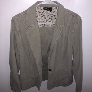 beige corduroy jacket